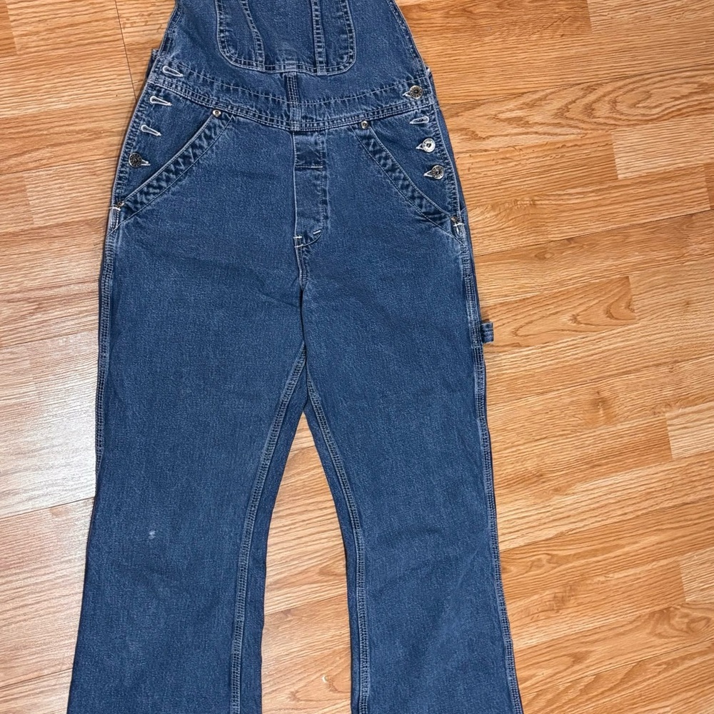 IKEDA Medium-wash Denim Overalls